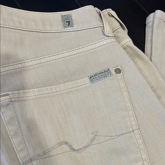 7 for all mankind men’s grey jeans sz 34 - Picture 4 of 4